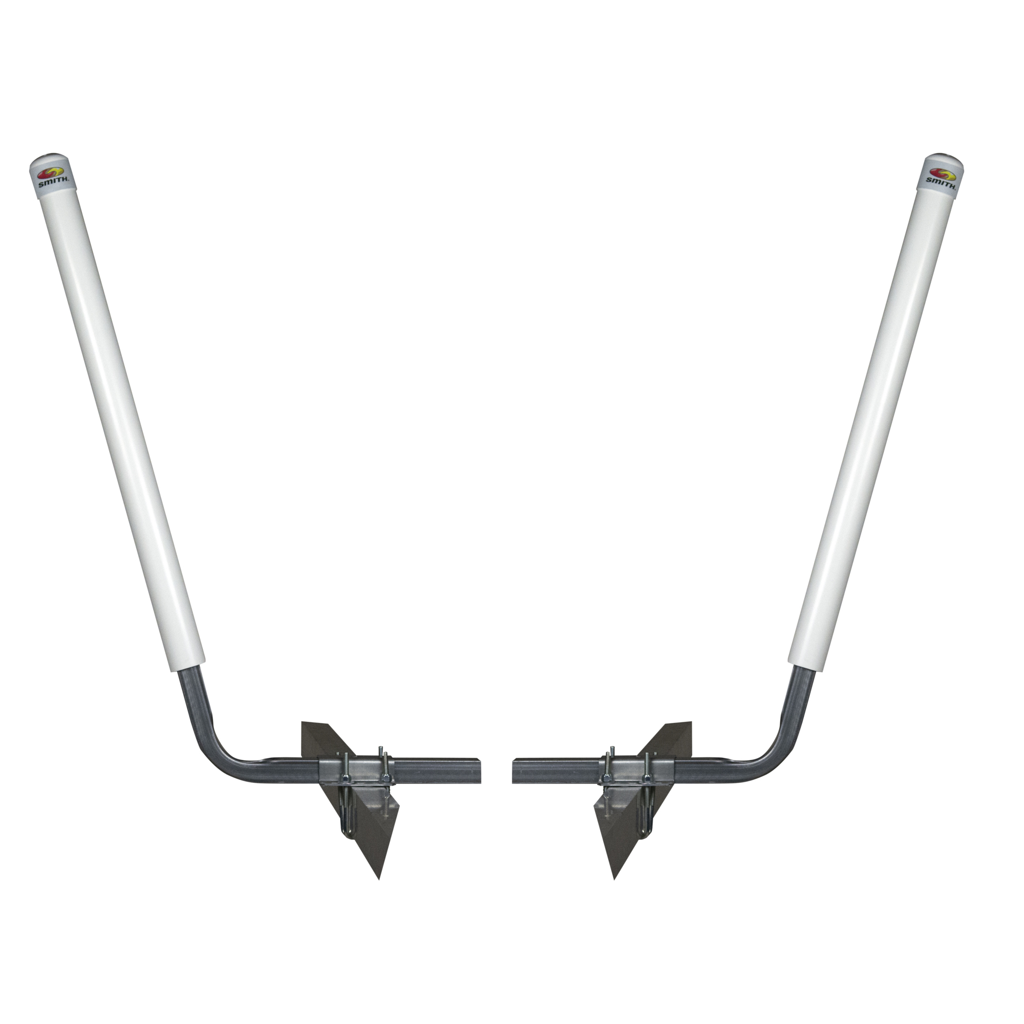 C.E. Smith Company, White 40in. Angled PVC Post Guide-On Kit (Pair), Pieces (qty.) 2 Model# 27627